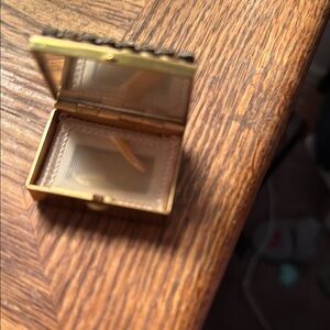 VINTAGE PILL BOX BRASS ART DECO